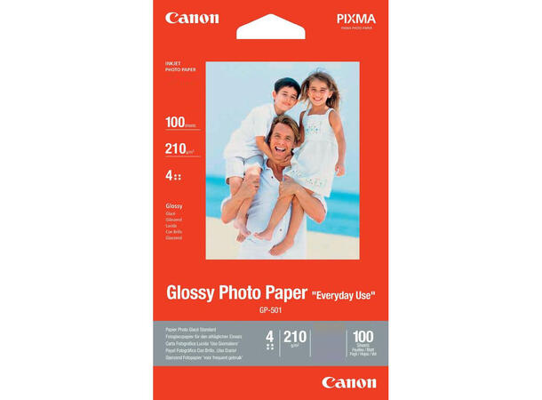Canon GP-501 100 ark 10x15 Glossy fotopapir. "everyday use" 